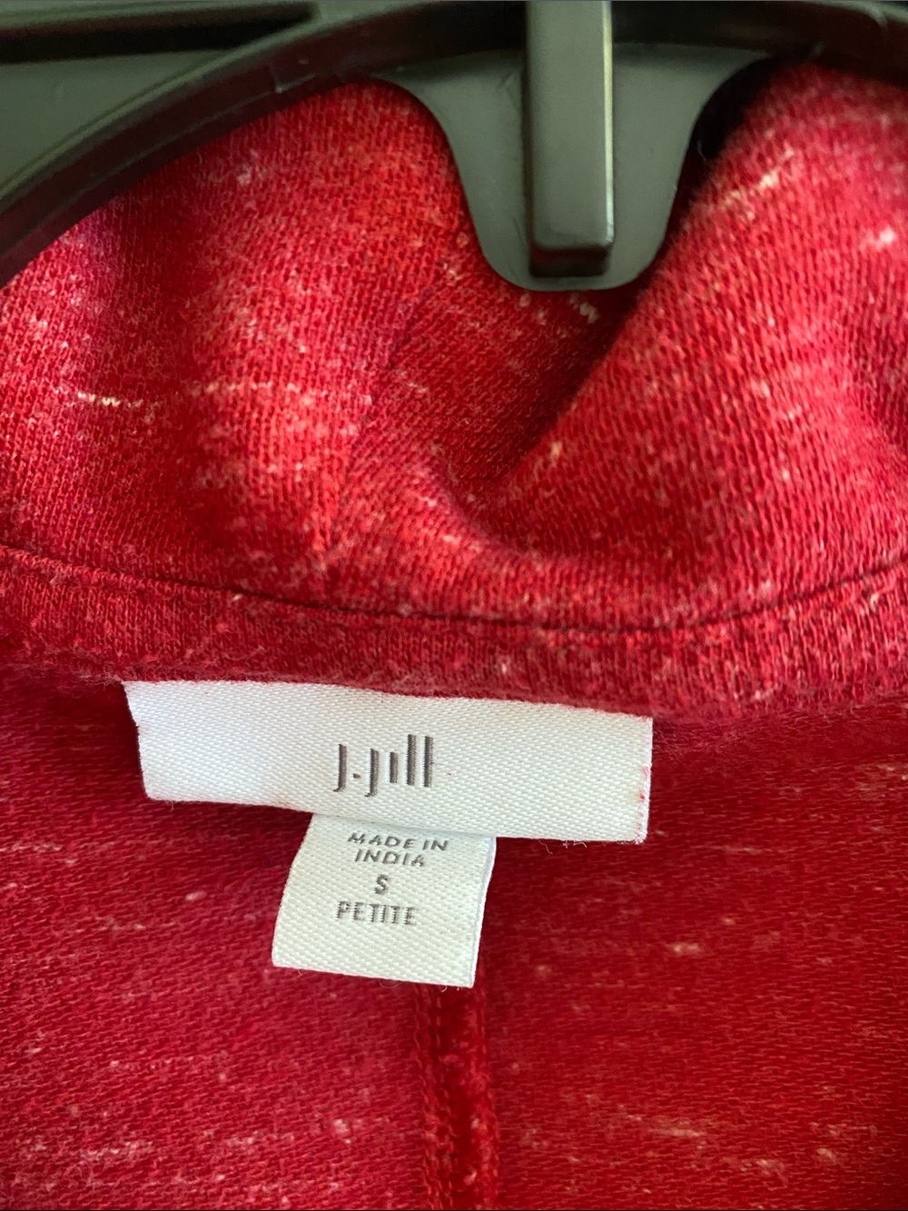 J. Jill Marled Raspberry Cowl-Neck Sweater - Picture 2 of 4